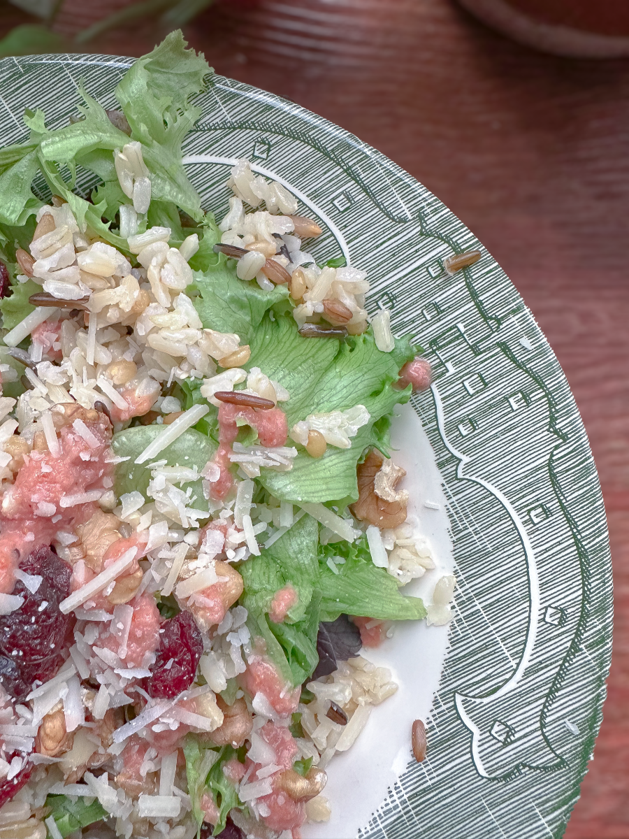GREEN TEA & BLOOD ORANGE VINAIGRETTE