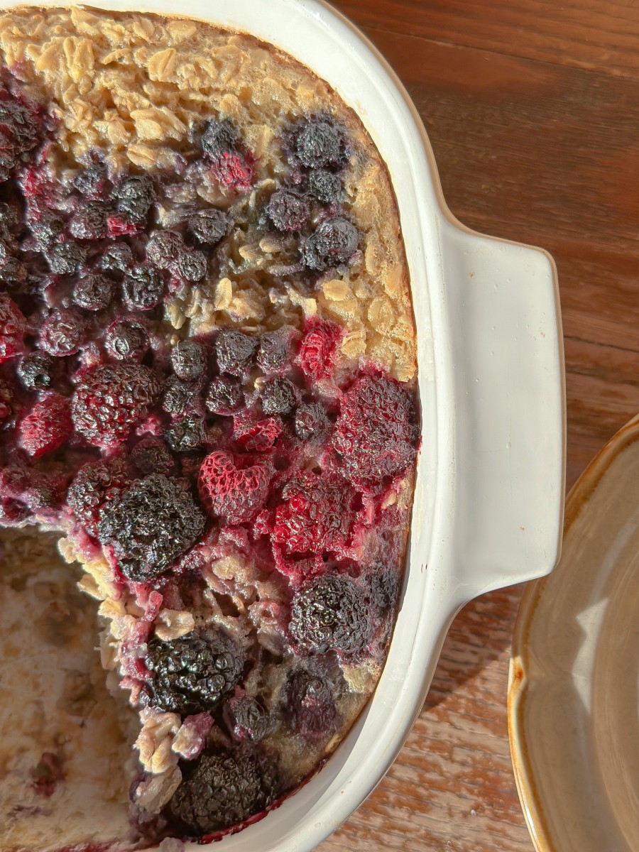TEA BAKED OATMEAL