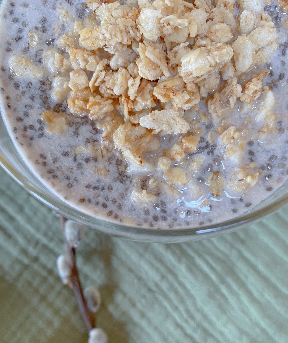 PU-ERH COCOA CHIA PUDDING  RECIPE