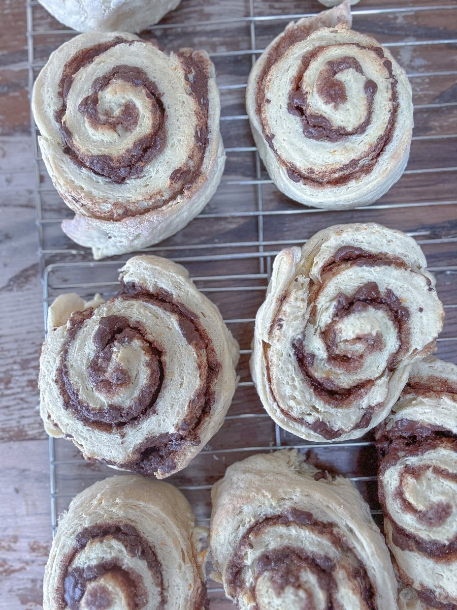 CHOCOLATE ORANGE BRIOCHE ROLLS