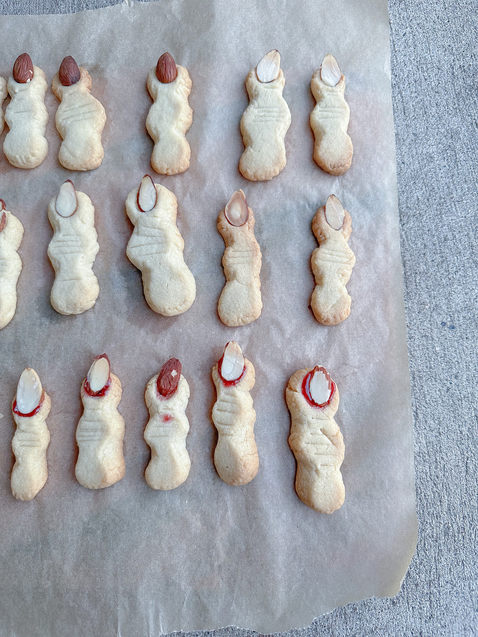 WITCH FINGER COOKIES